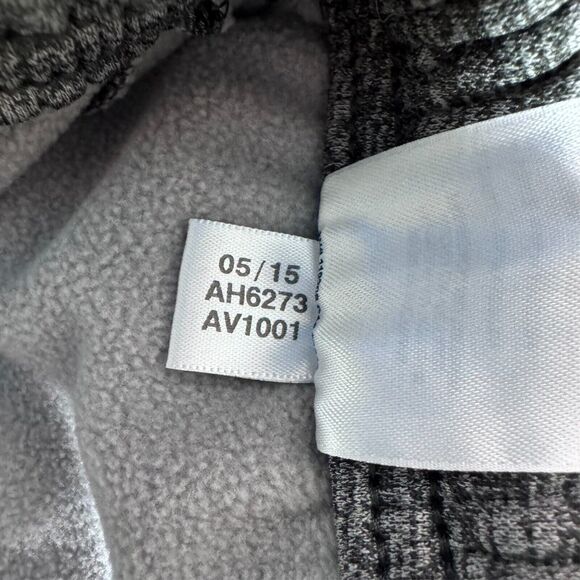 Adidas Sweatpants Mens Medium Climawarm Gray Athletic Logo Streetwear Fleece - Picture 14 of 14
